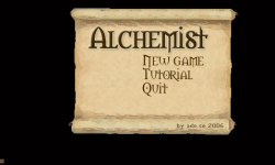 Achemist menu