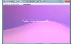 Easy PSP Playlists Maker connection psp