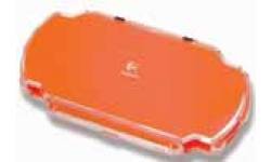 psp logitech playgear case orange