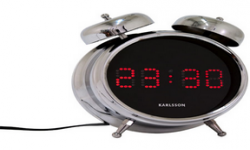 reveil digital aluminium 450