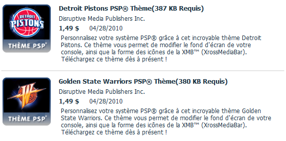 themes PSP payants 28 avril 2010
