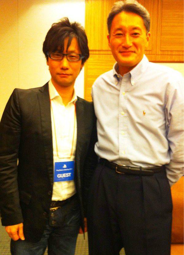 Hideo Kojima et Kaz Hirai Playstation Meeting