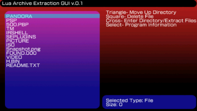 Lua File Manager and Extraction GUI v0.2 - GAMERGEN.COM