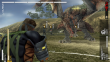 Metal-Gear-Solid-Peace-Walker-niveau-bonus-Monster-Hunter-wyverns-felyne014
