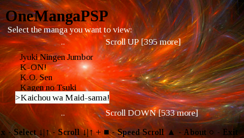 OneManga PSP Client v0.1 PCT2137