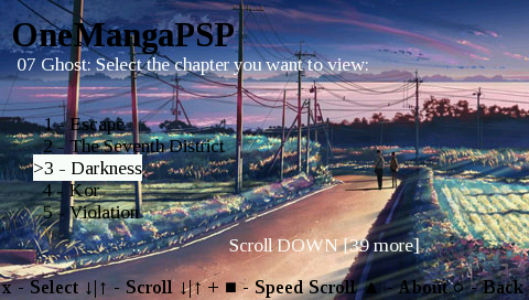 OneManga PSP Client v0.1 PCT2138
