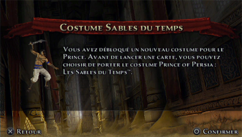 Prince of persia les sables oublies screenshot PSP connectivite 202