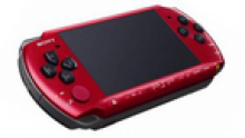 PSP 3000 red and black vignette