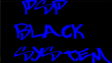 PSP BLACK SYSTEL