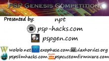PSP Genesis Competition Splashscreen