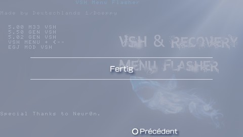 VSH and Recovery Menu Flasher005